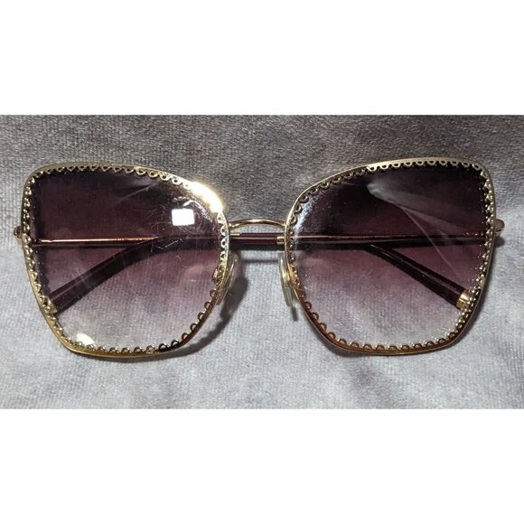 Dolce & Gabbana Gold Plum Gradient Cateye Sunglasses - Picture 4 of 8